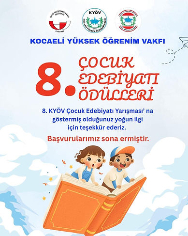 8. Çocuk Edebiyatı Ödülleri — Başvuru Kapanışı
