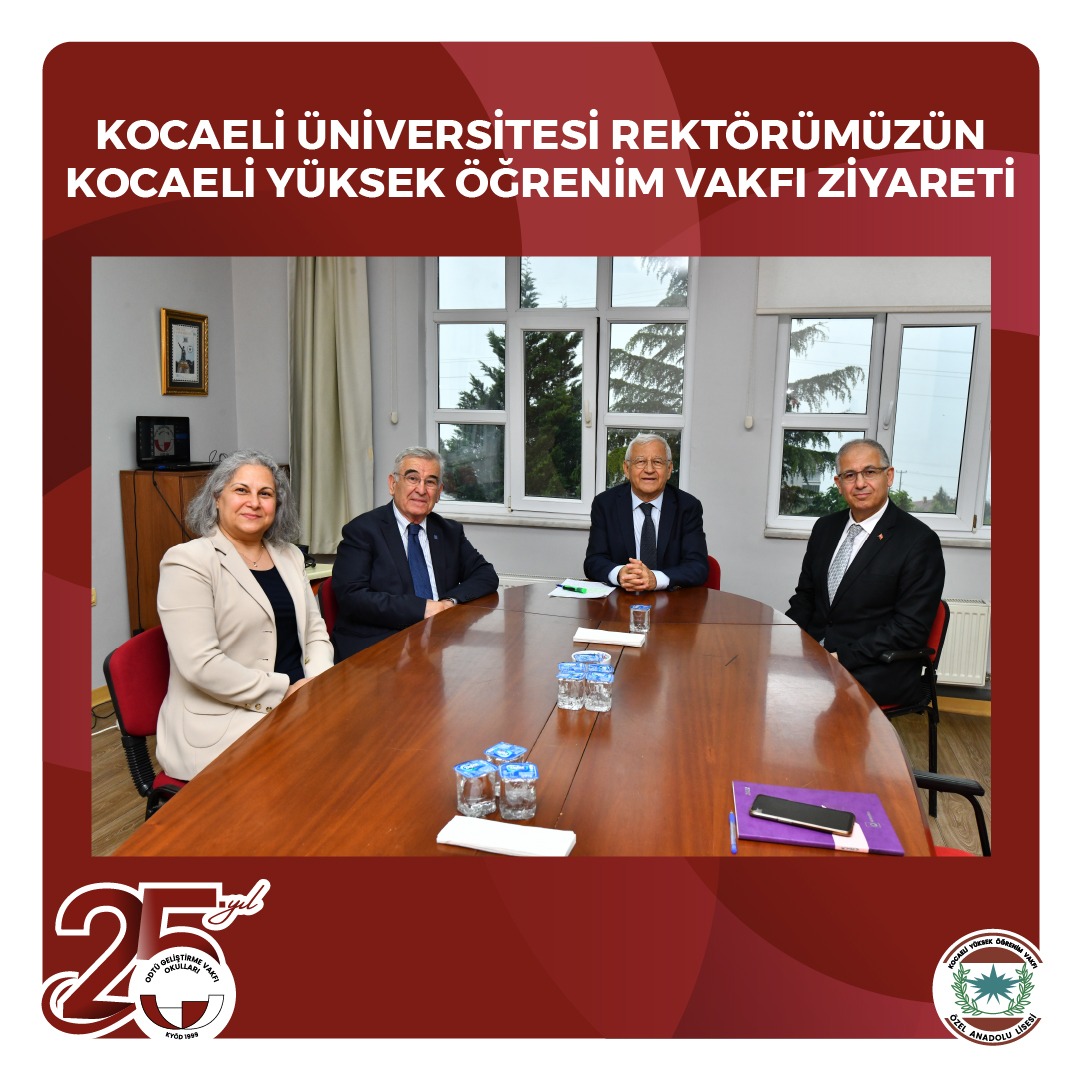 Kocaeli Üniversitesi Rektörü Prof. Dr. Nuh Zafer Cantürk Ziyareti