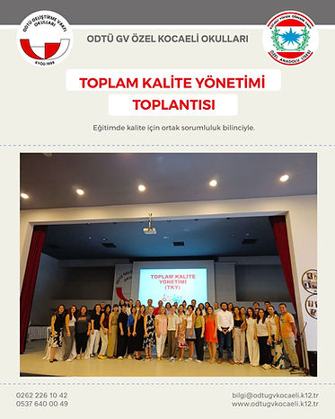 Toplam Kalite Yönetimi Çalışmaları